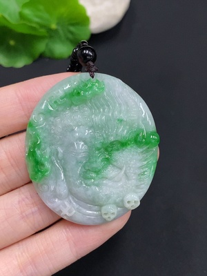 F35125660 Jadeite Pendant of Buddha's Enlightenment