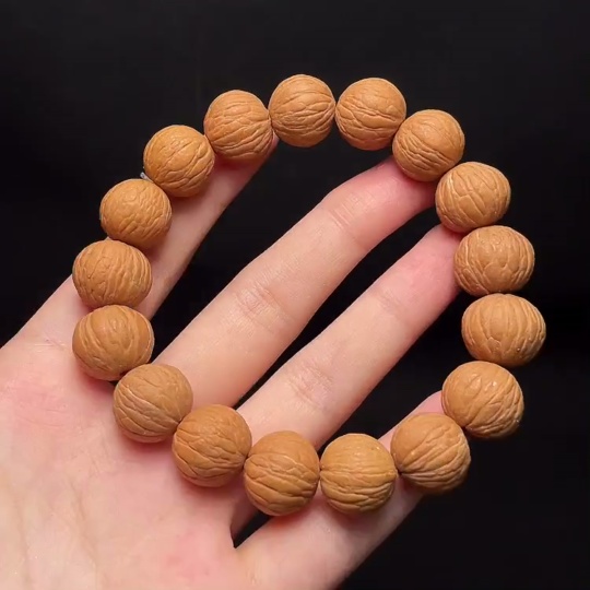 W33937057 Monkey Head Bead Bracelet, Total Weight Approx. 27.95g, Size About 14.5mm
