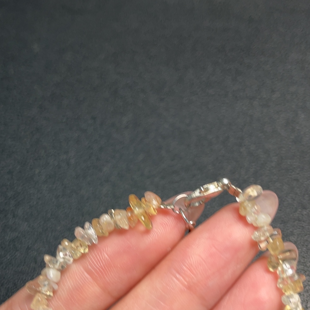 C34008584 Crystal Bracelet Non-Gold Total Weight Approx.6g Size About4.5mm