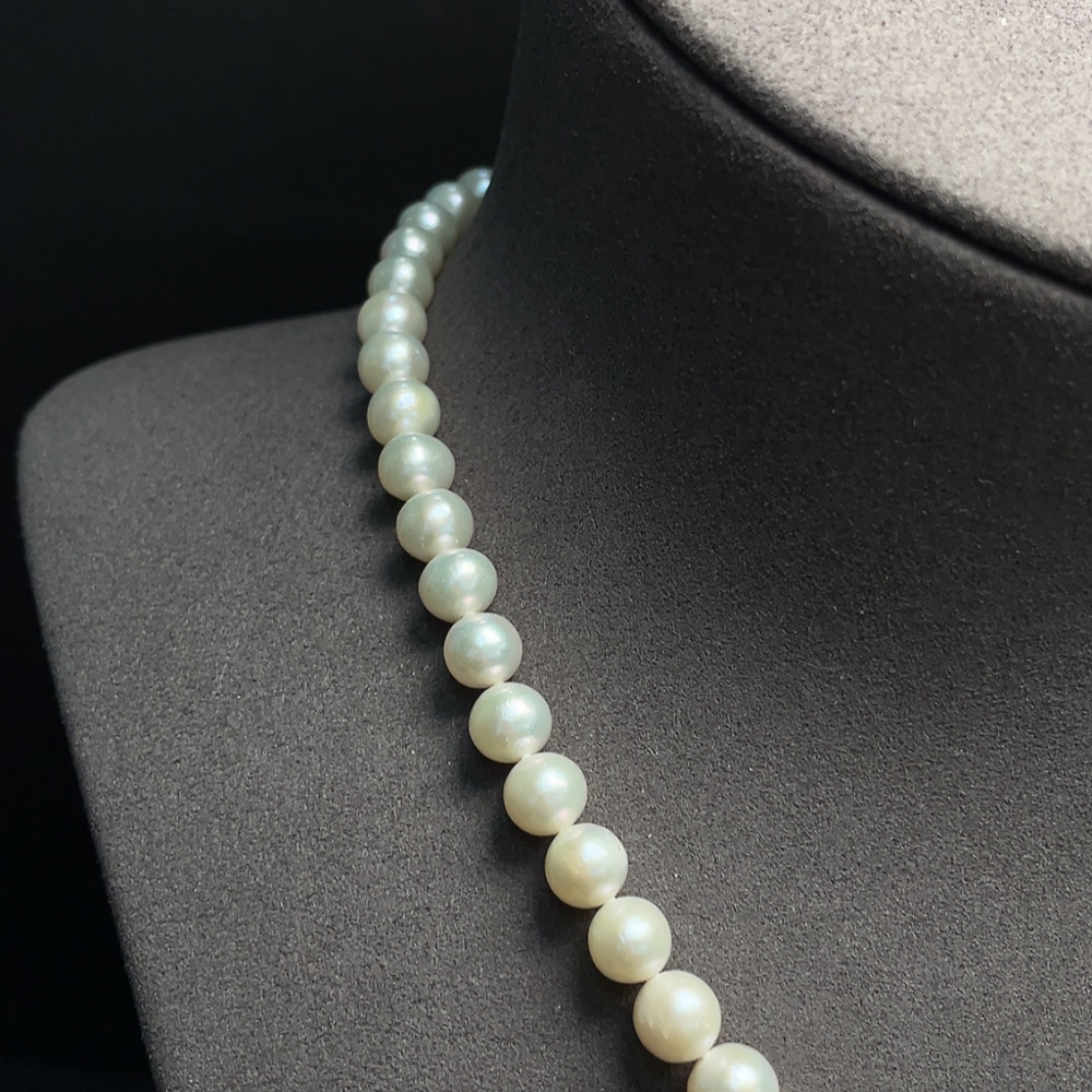 C35095984 Pearl Necklace Non-Gold Total Weight Approx. 30.40g Size About 7.6mm