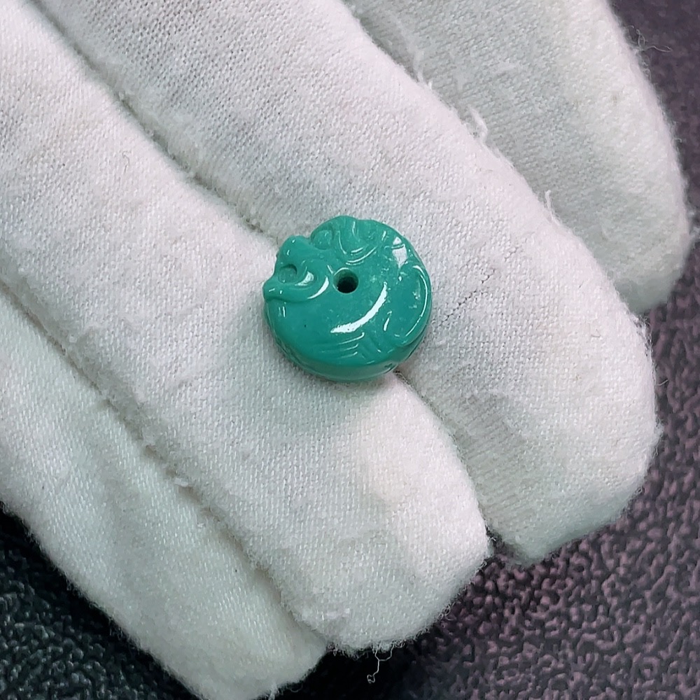 C33923584 Turquoise Jewelry Indeterminate Color Origin Containing Other Mineral Components Total Weight Approximately 1.48g