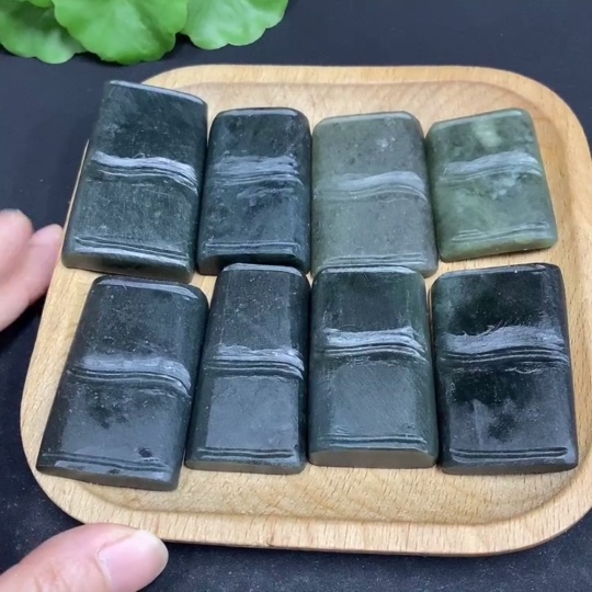 H33844449 Hetian Jade Pendant Bamboo Node Total Weight Approx. 223.3g