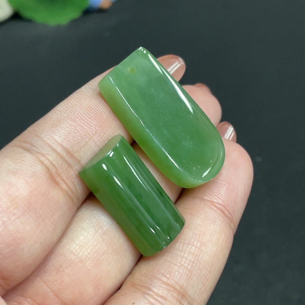 H34011268 Hetian Jade Jasper Inlaid Pendant, Total Weight Approx. 11.7g