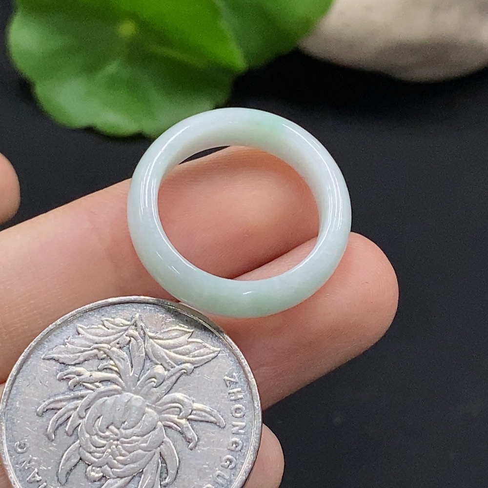 F34996119 Jadeite Ring Size 12 Total Weight Approx. 2.55g