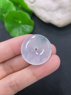 F46551414 翡翠挂件平安扣 货品总约重4.27g