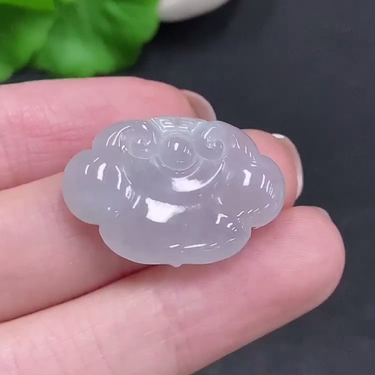 F34034308 Jadeite Ruyi Pendant Total Weight Approx.4.1g