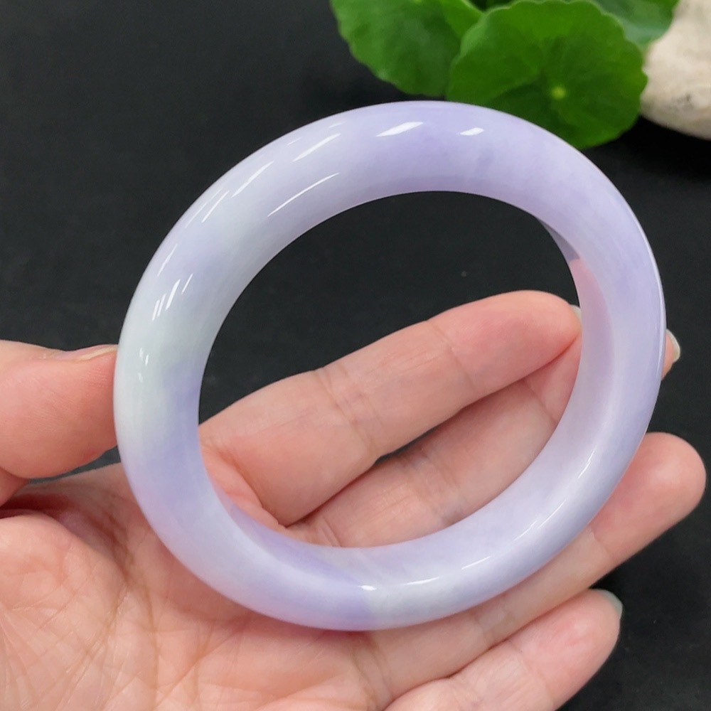 F31674777 Jadeite Round Bangle Size 57.8 Total Weight Approx. 67.6g