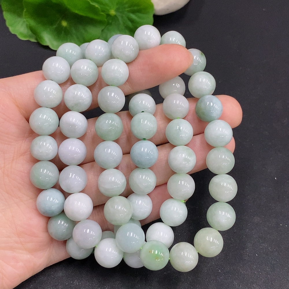F33876557 Jadeite Bead Bracelet One Lot Sale