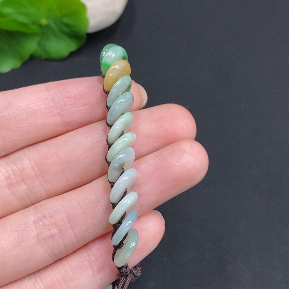 F35159500 Jadeite Hand Rope Total Weight Approx.13g