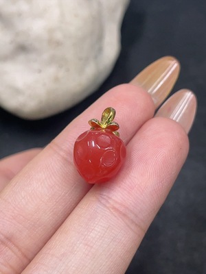 H32752462 Salt Source Agate Pendant  Non-Gold  Total Weight Approx. 1.9g