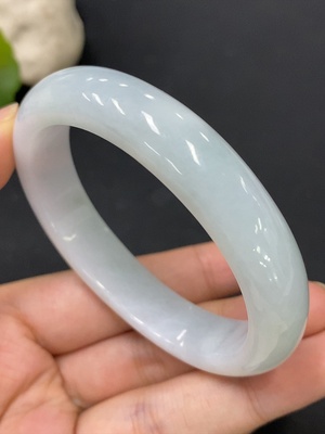 F29356212 Jadeite Concubine Bracelet, Total Weight Approx. 52.99g, Size 56.4/Short Diameter 49