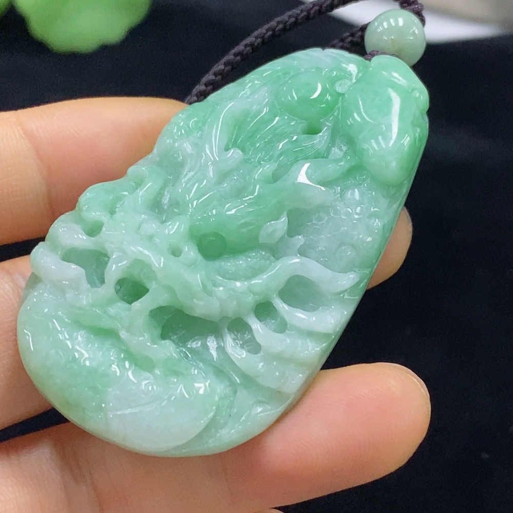 F33835385 JadeiteDragon Pendant