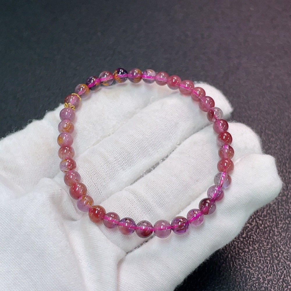 C32719919 Crystal Bracelet Non-Gold Total Weight Approx.6.6g Size About5.1mm