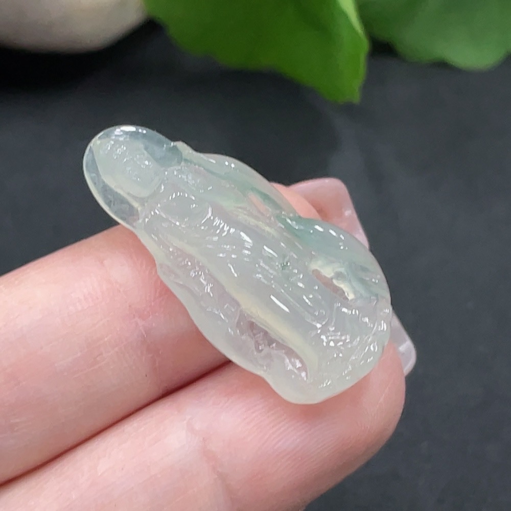 F18971297 Jadeite Buddha Pendant Total Weight 3.365g