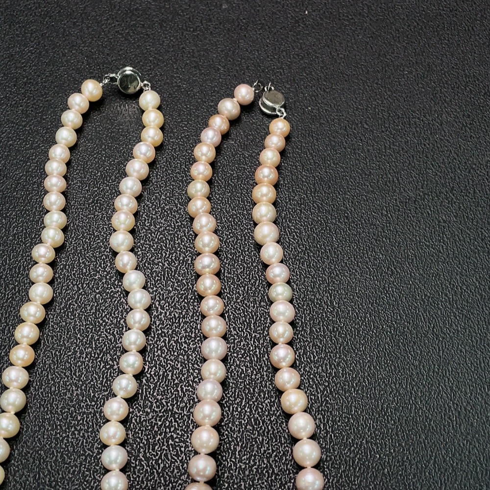 C35091908 Pearl Bead Necklace Non-Gold Total Weight Approximately 63.41g Sell as a Lot