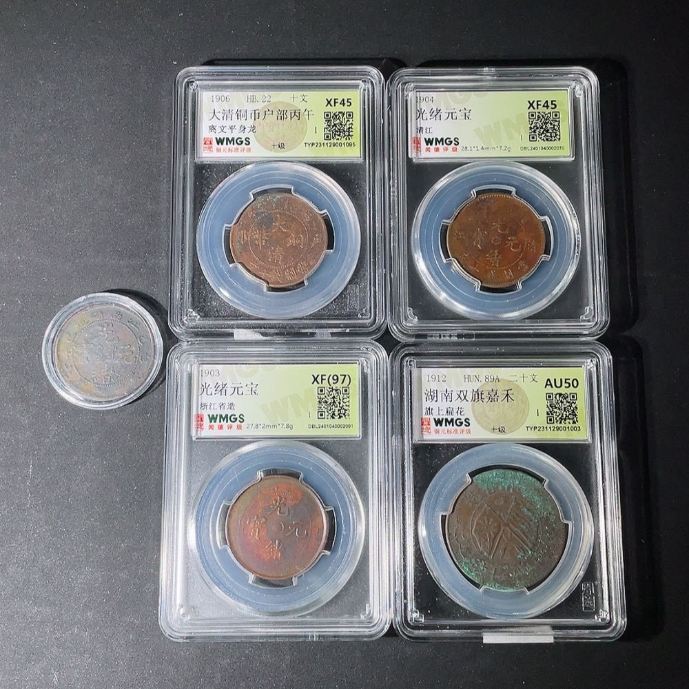Q31607391 Five Copper Coins