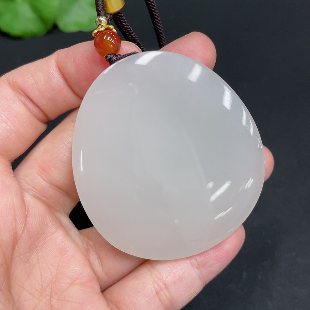 H34052052 Hetian Jade Pendant, Plain Pendant