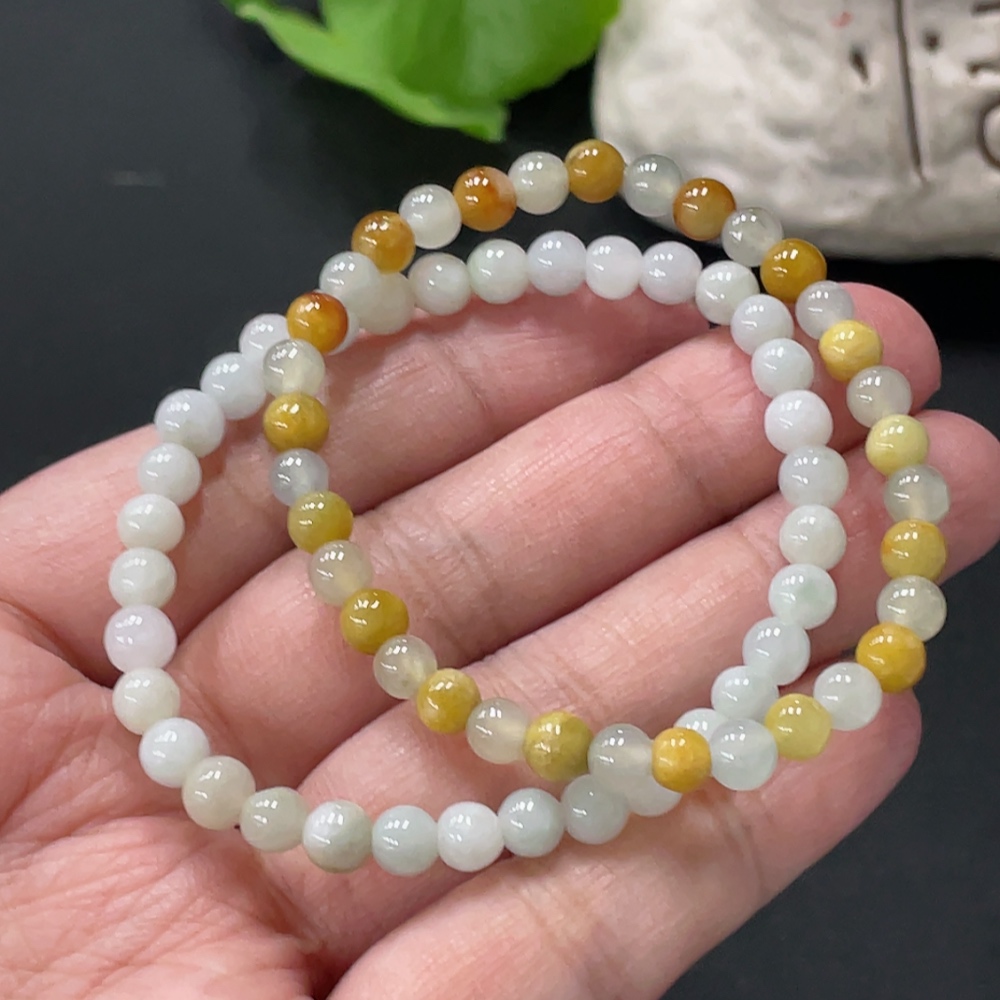 F35081292 Jadeite Beads Approx. 5.4mm