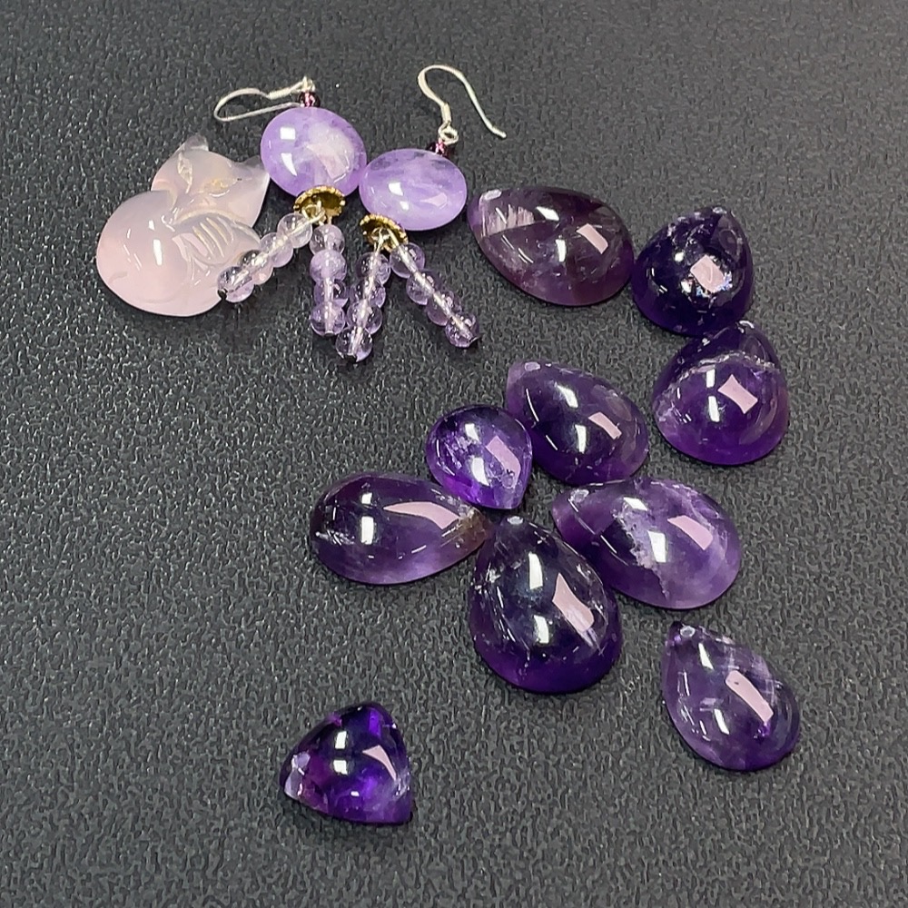 C25911718 Crystal Inlaid Earrings + Pendant