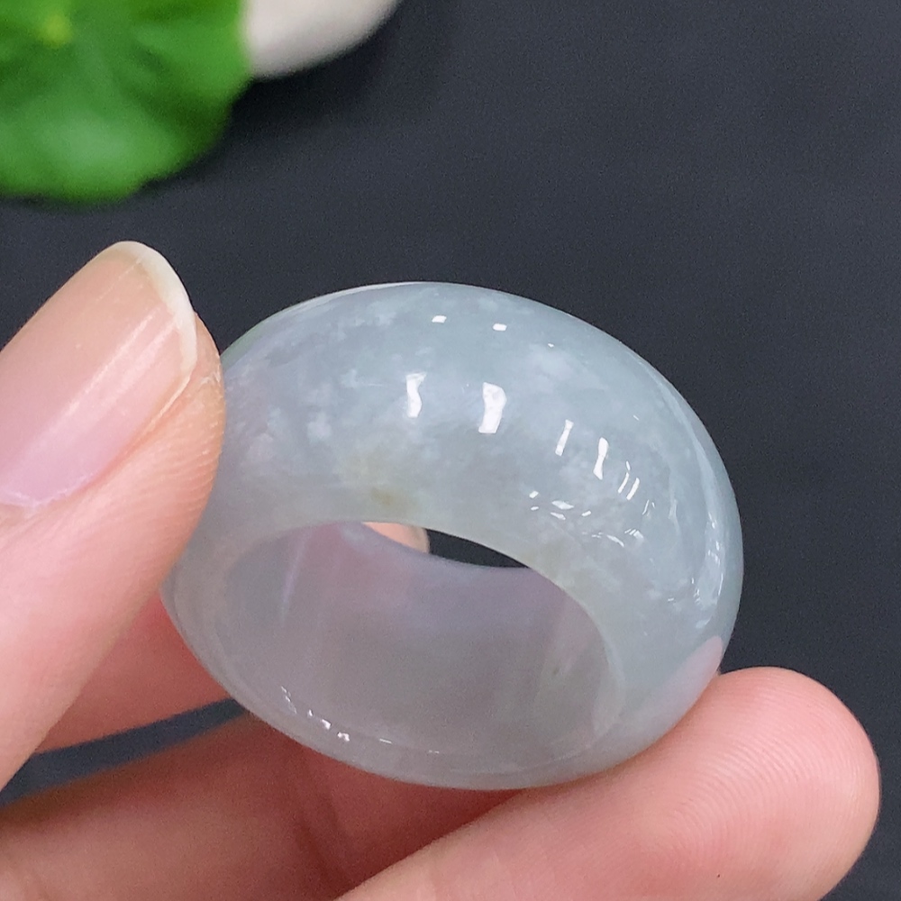 F33876983 Jadeite Ring Size 21 Total Weight Approx. 18.1g