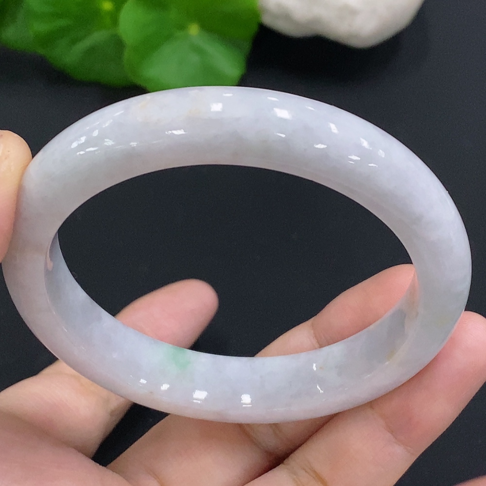 F29317985 Jadeite Round Bracelet Size 57 Total Weight About 53.7g