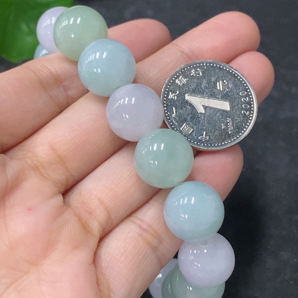 F32799818 Jadeite Bracelet Approx. 12.8mm Total Weight Approx. 54.66g