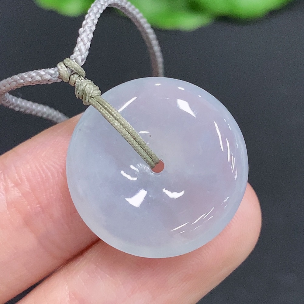 F30490315 Jadeite Safety Buckle Total Weight Including Rope Approx. 4.9g