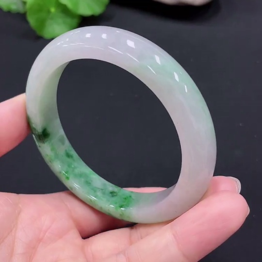 F26984569 Jadeite Round Bangle Size 58.2 Total Weight Approx. 63.17g