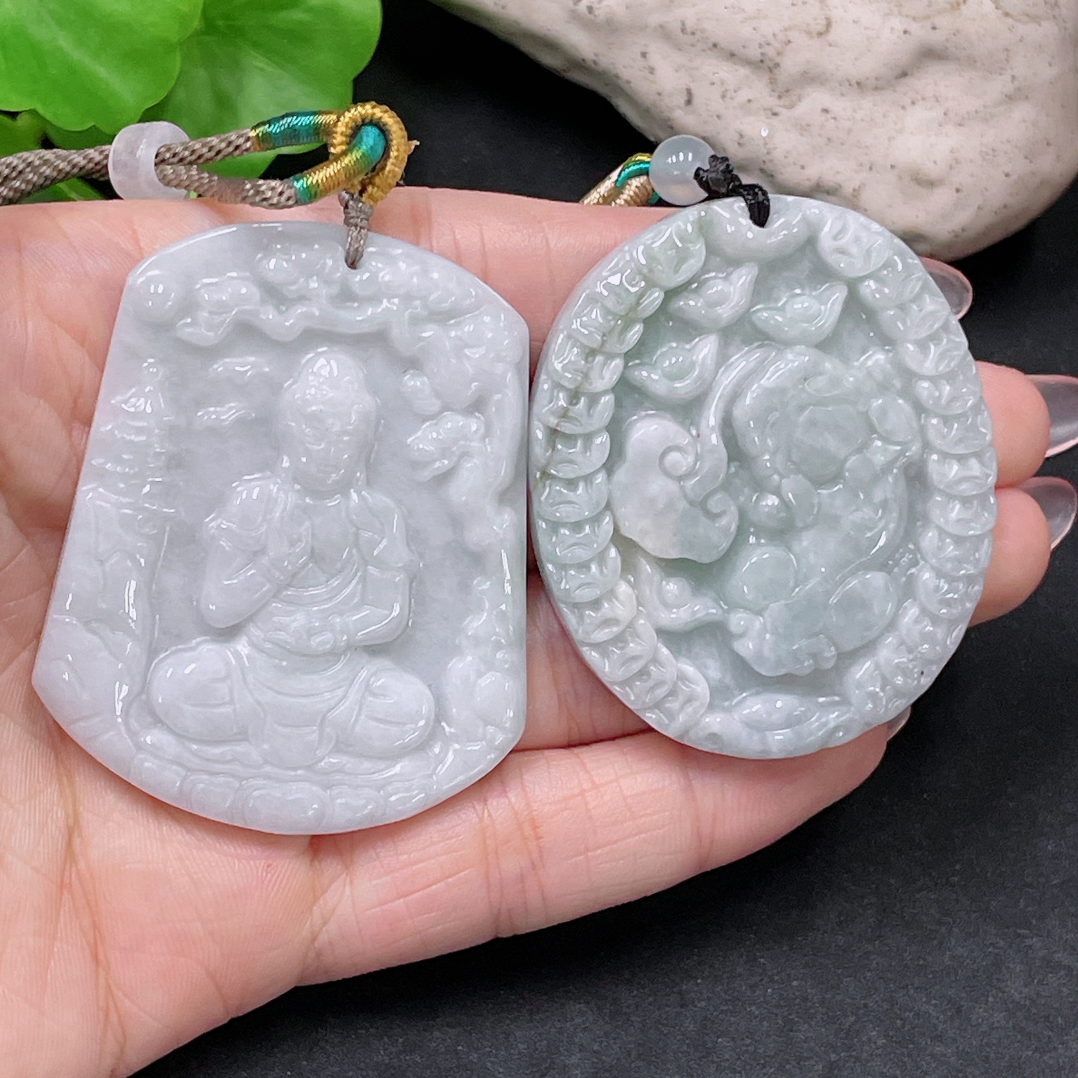 F34959160 Jadeite Pendant Sell as a Lot (Matching Beads Non-A)