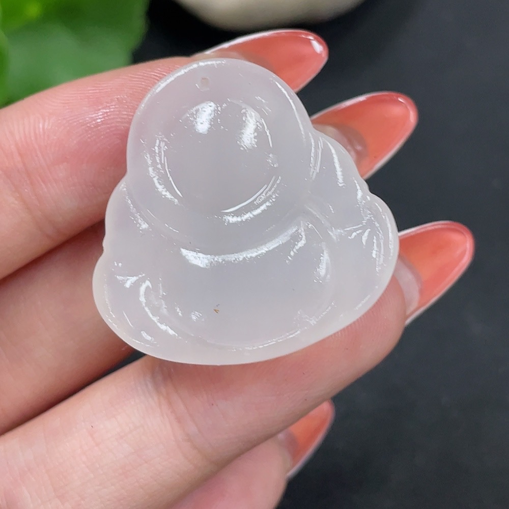 H34027046 Hetian Jade Pendant - Buddha Figure, Total Weight Approx. 8.7g