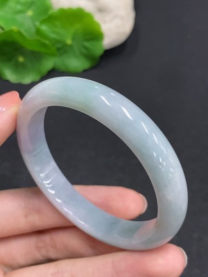 F33942222 Jadeite Round Bracelet, Total Weight Approx. 39.2g, Size 53