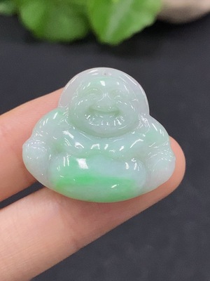 F32819977 Jadeite Buddha Pendant Total Weight Approx.5.58g