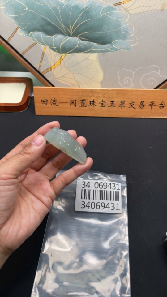 F34069431 Jadeite Freeform Pendant Total Weight Approximately 19.8g