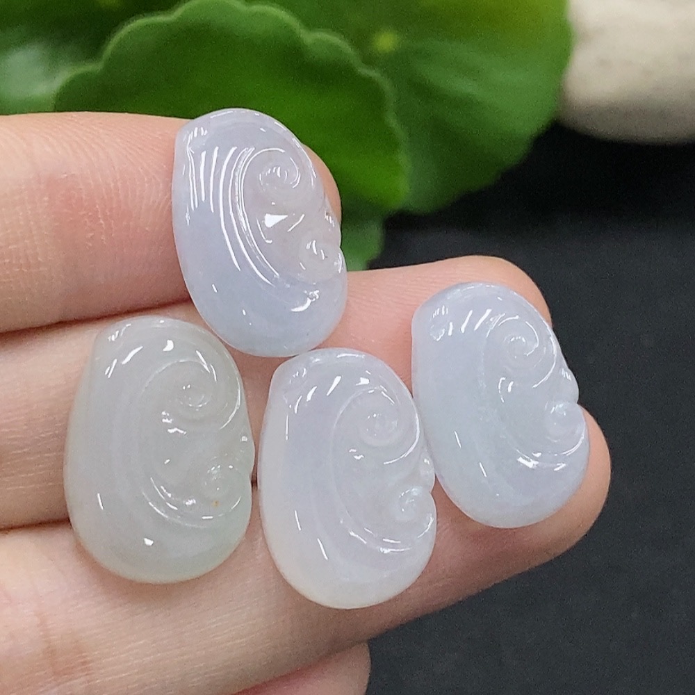 F34029547 Jadeite Ruyi Inlaid Piece Sell as a Lot