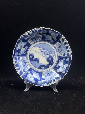 W41943028 陶瓷 全品 民国创汇期青花盘