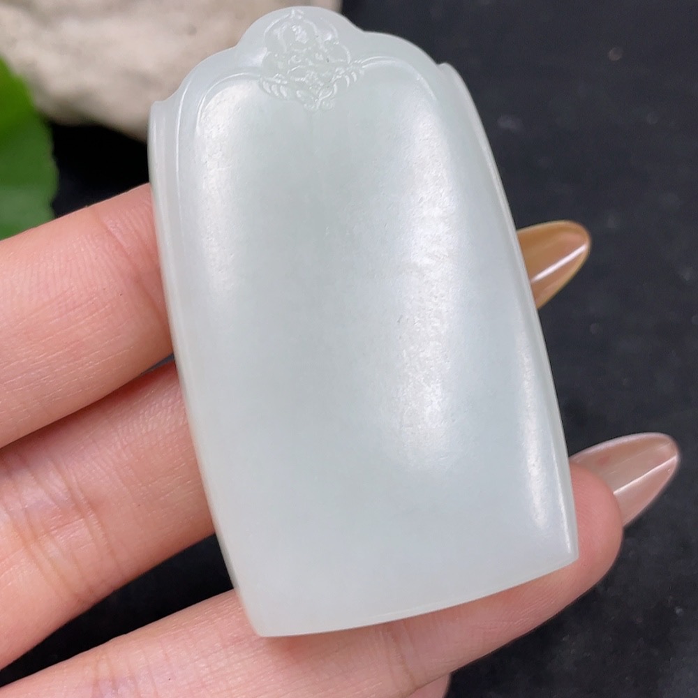 H31664395 Hetian Jade Pendant, Plain Pendant, Total Weight Approx. 37.9g
