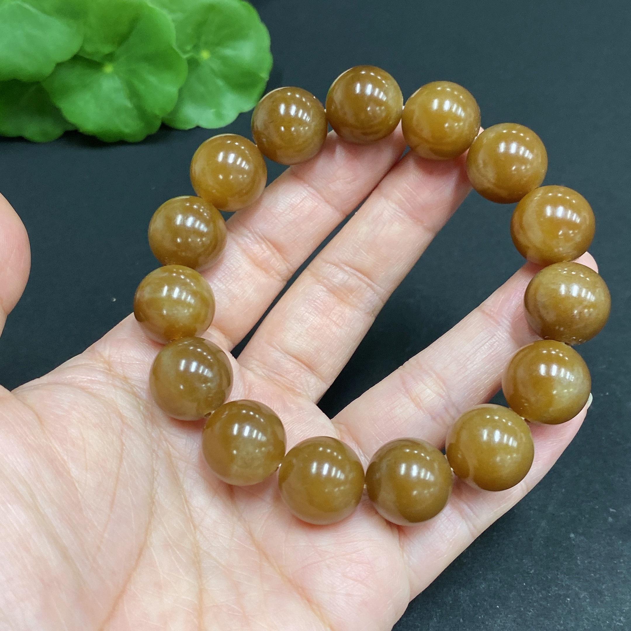 H34970537 Hetian Jade Bracelet, about 13.8mm, total weight about 64g