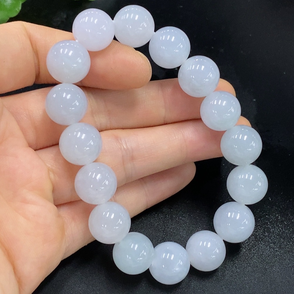 F27172040 Jadeite Bracelet Size 12.2mm Approx. Total Weight About 51.73g