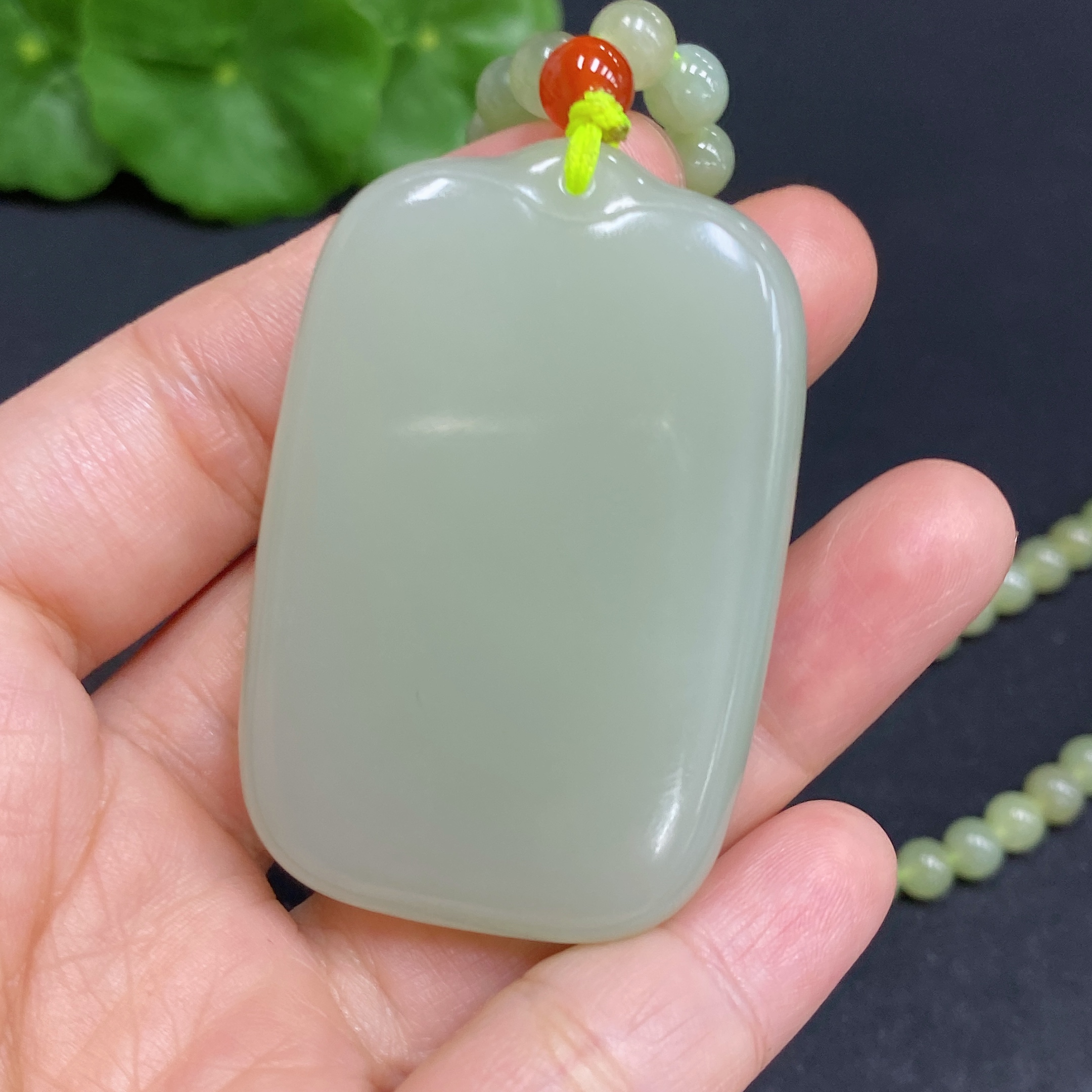 H32703281 Hetian Jade Pendant Plain Pendant