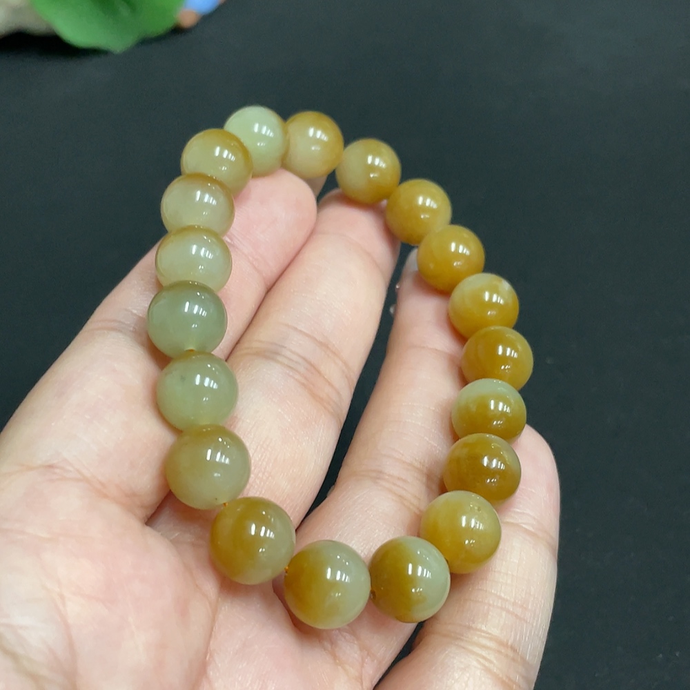 H32737468 Hetian Jade Bracelet, Approx. 9.8mm, Total Weight Approx. 28.8g