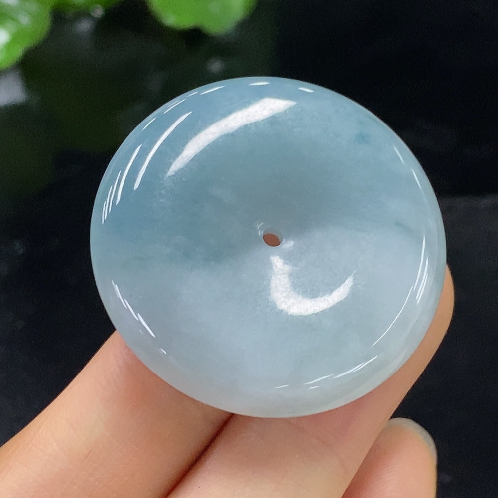 F26029756 Jadeite Safety Buckle Pendant Total Weight Approx. 15.27g