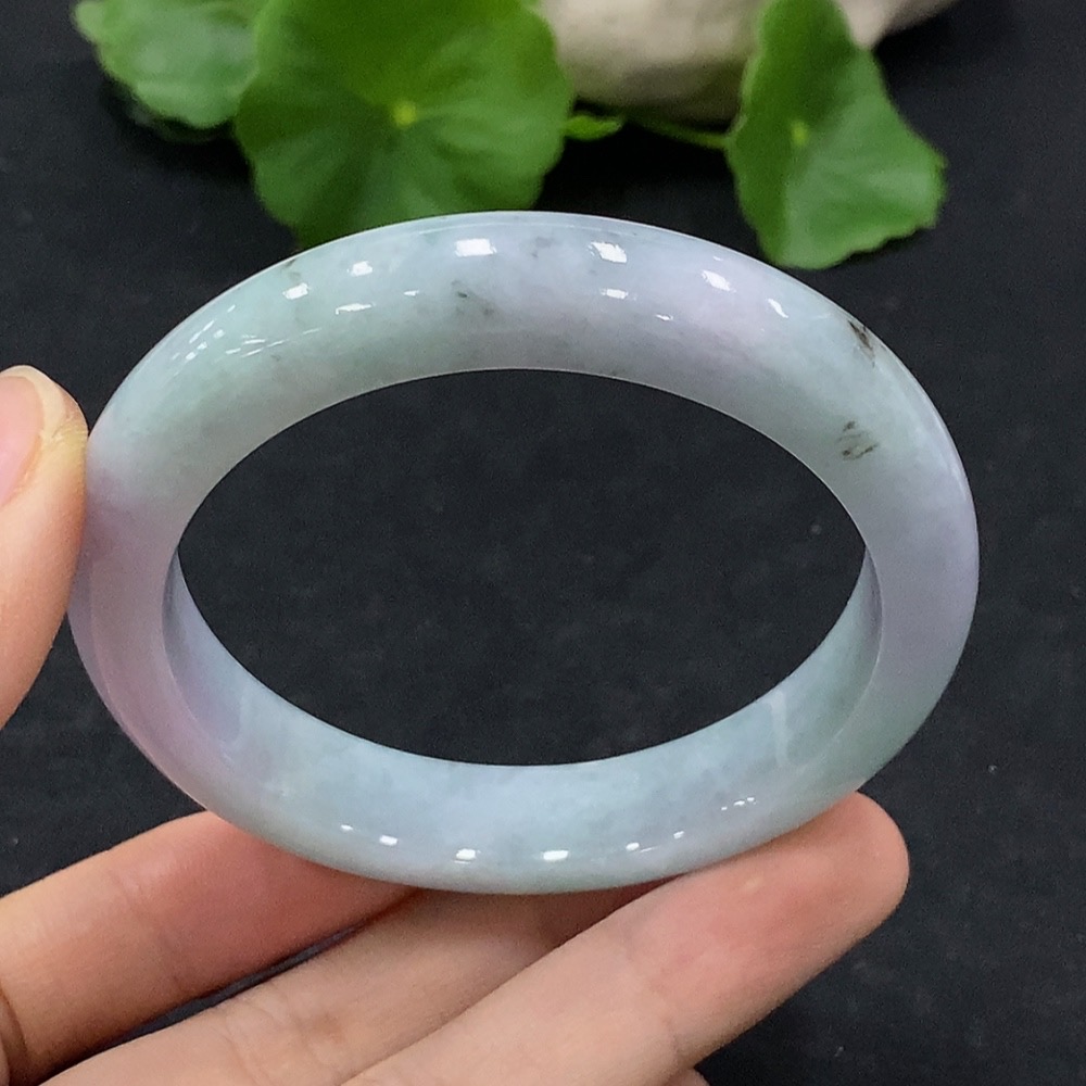 F30516522 JadeiteRound Bangle, Inner Diameter 53.2, Total Weight Approx. 46.76g