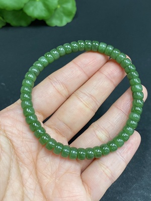 H33904105 Hetian Jade Bracelet, Approx. 5.8mm, Total Weight Approx. 13g