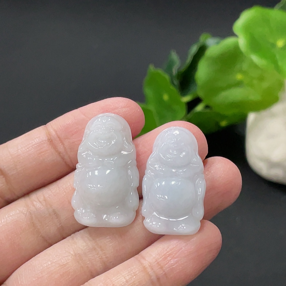 F35108567 Jadeite Standing Buddha Pendant Sell as a Lot