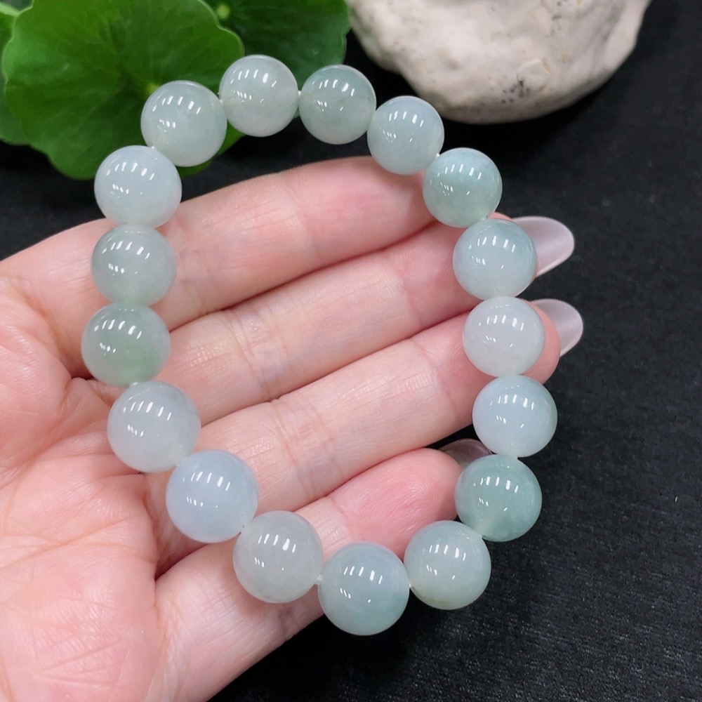 F32709342 Jadeite Bracelet Bead Size Approx.11.1mm Total Weight Approx.38g