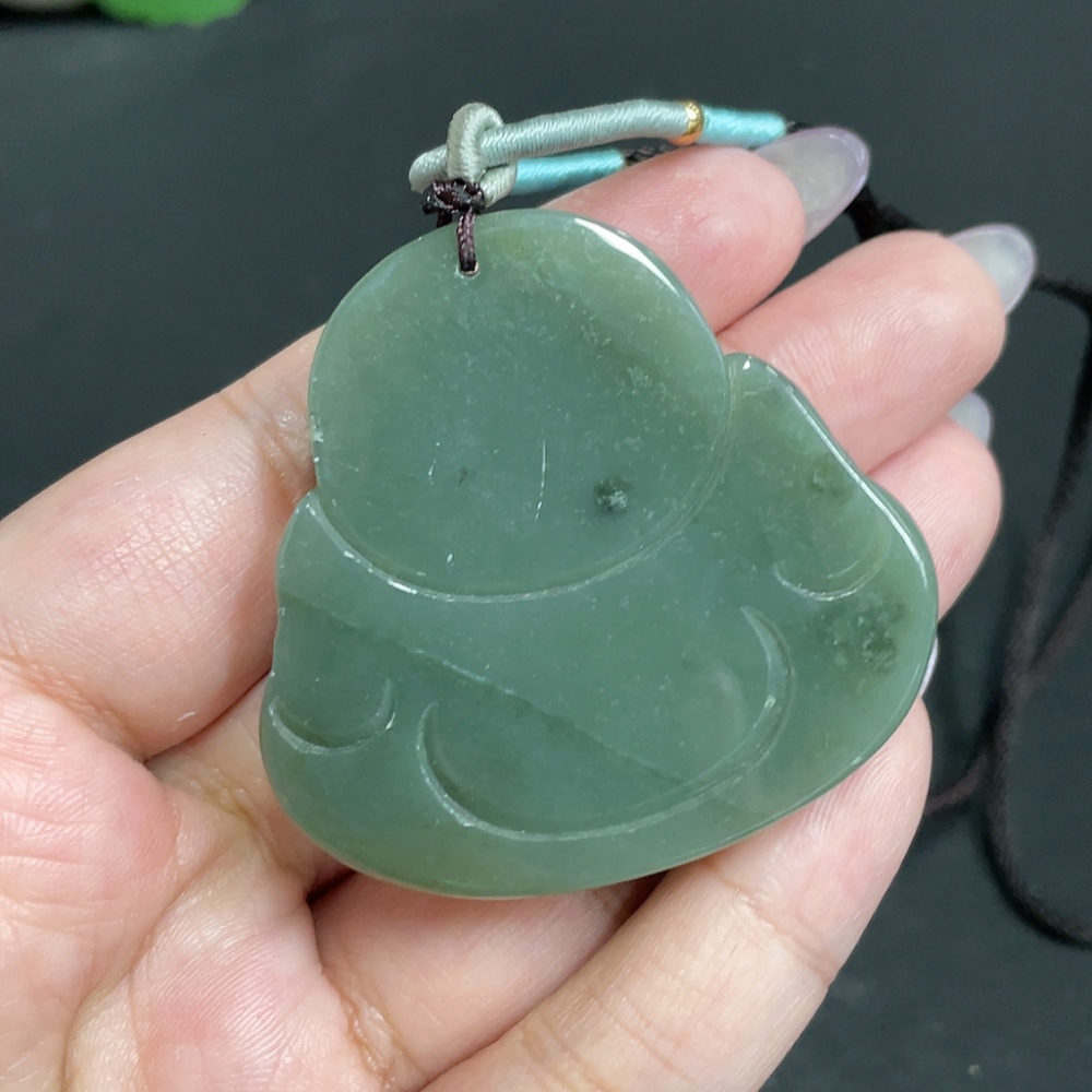 H33863885 Hetian Jade Pendant - Buddha