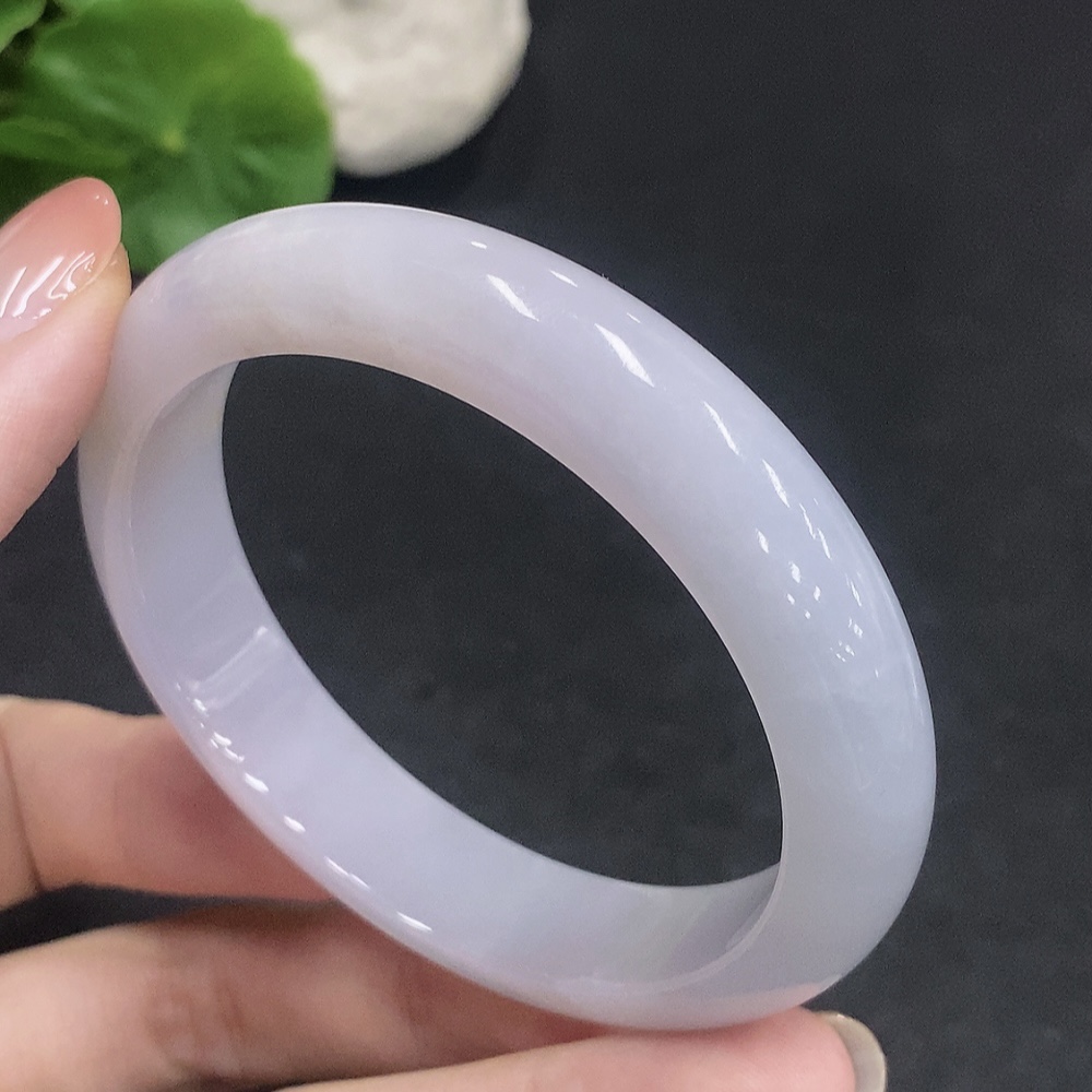 F34035153 Jadeite Regular Round Bracelet Total Weight Approx. 51.5g Size 56