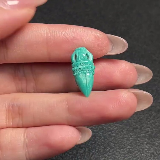 C34992309 Turquoise Pendant with Other Mineral Components, Total Weight Approx. 1.33g