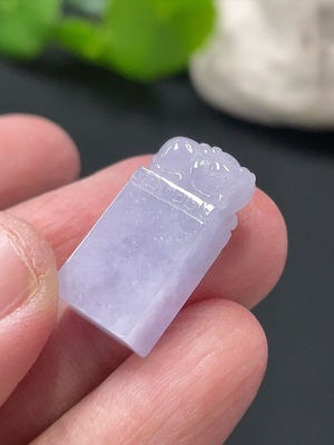 F31669830 Jadeite Pi Xiu Seal, Total Weight Approx. 4g