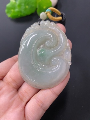 F24742431 Jadeite Pendant Ruyi, Total Weight Approx. 28.5g